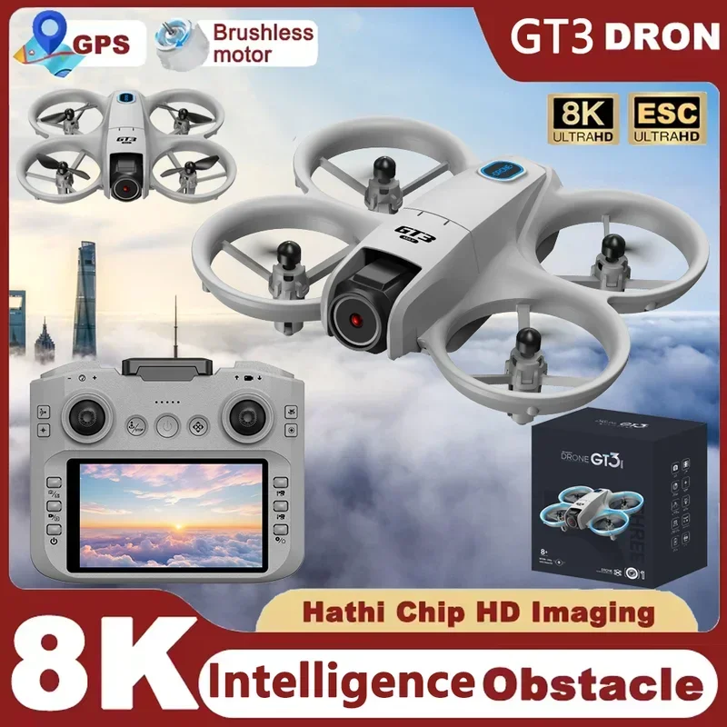 Drone Gimbal 3 Axis - Drone Mini GT3 Baru Rc Quadcopter