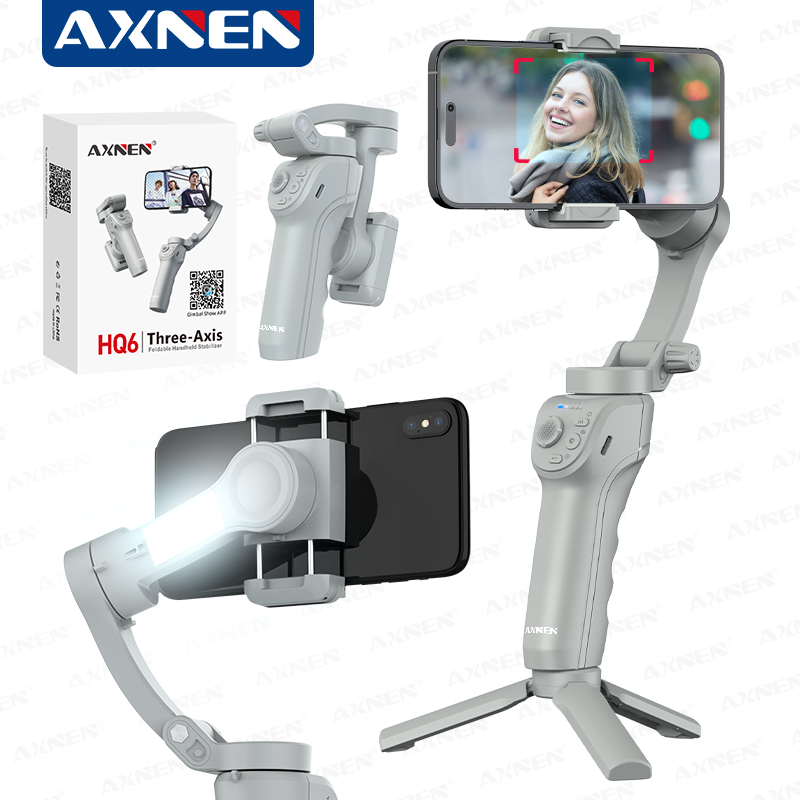 Drone Gimbal For Gopro - HQ6 Gimbal genggam 3 sumbu, penstabil