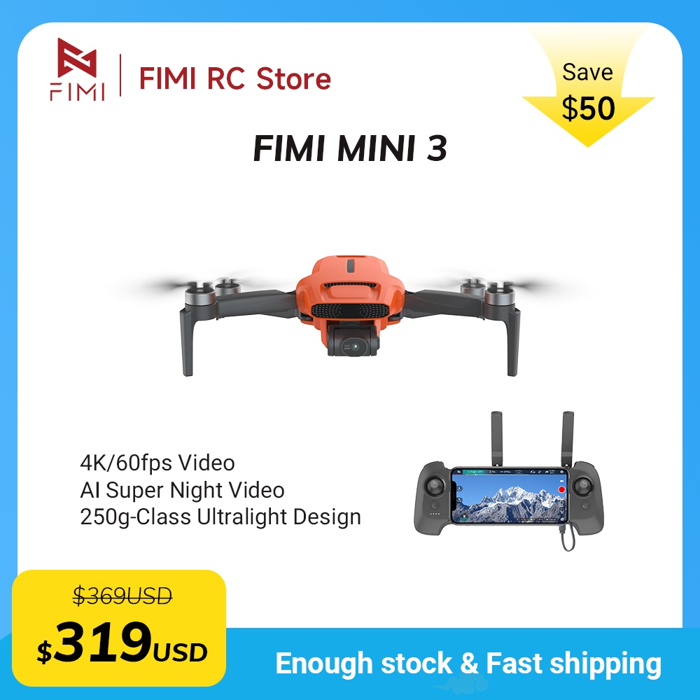 Drone Gimbal 3 Axis - FIMI MINI 3 Drone Kamera 4K