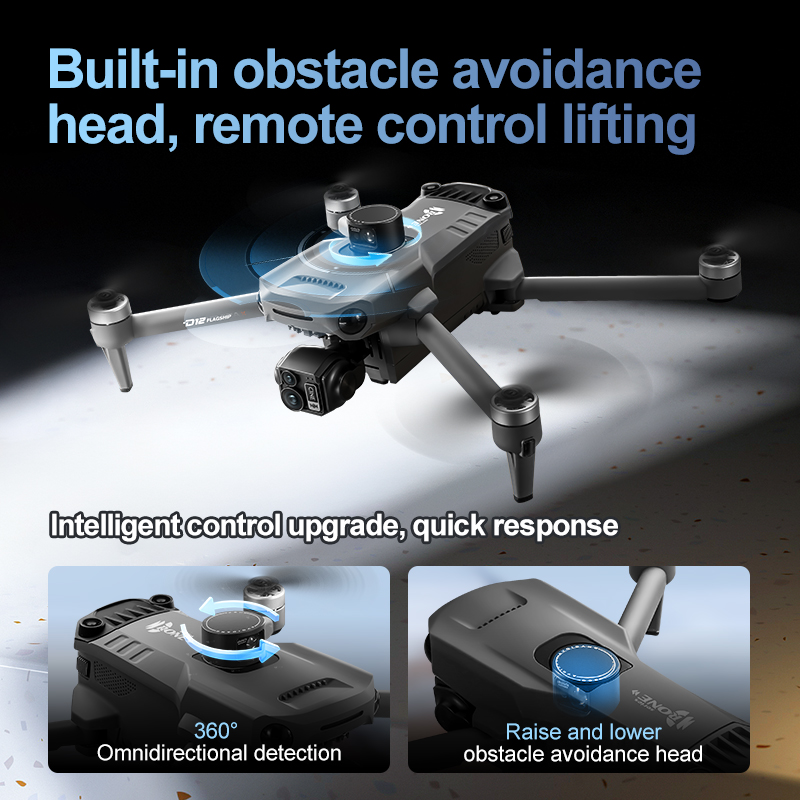 Drone RC Quadcopter 8K 3 Axis  - Drone Gimbal Case ulasan dan harga