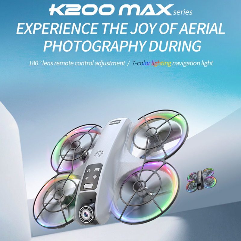 Drone K200 dengan Kamera HD 8K - Drone Gimbal Mount ulasan dan harga