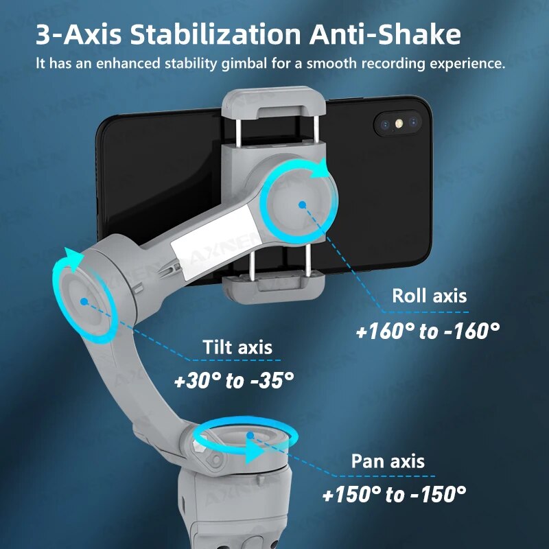 HQ6 Gimbal genggam 3 sumbu, pe - Drone Gimbal For Gopro ulasan dan harga