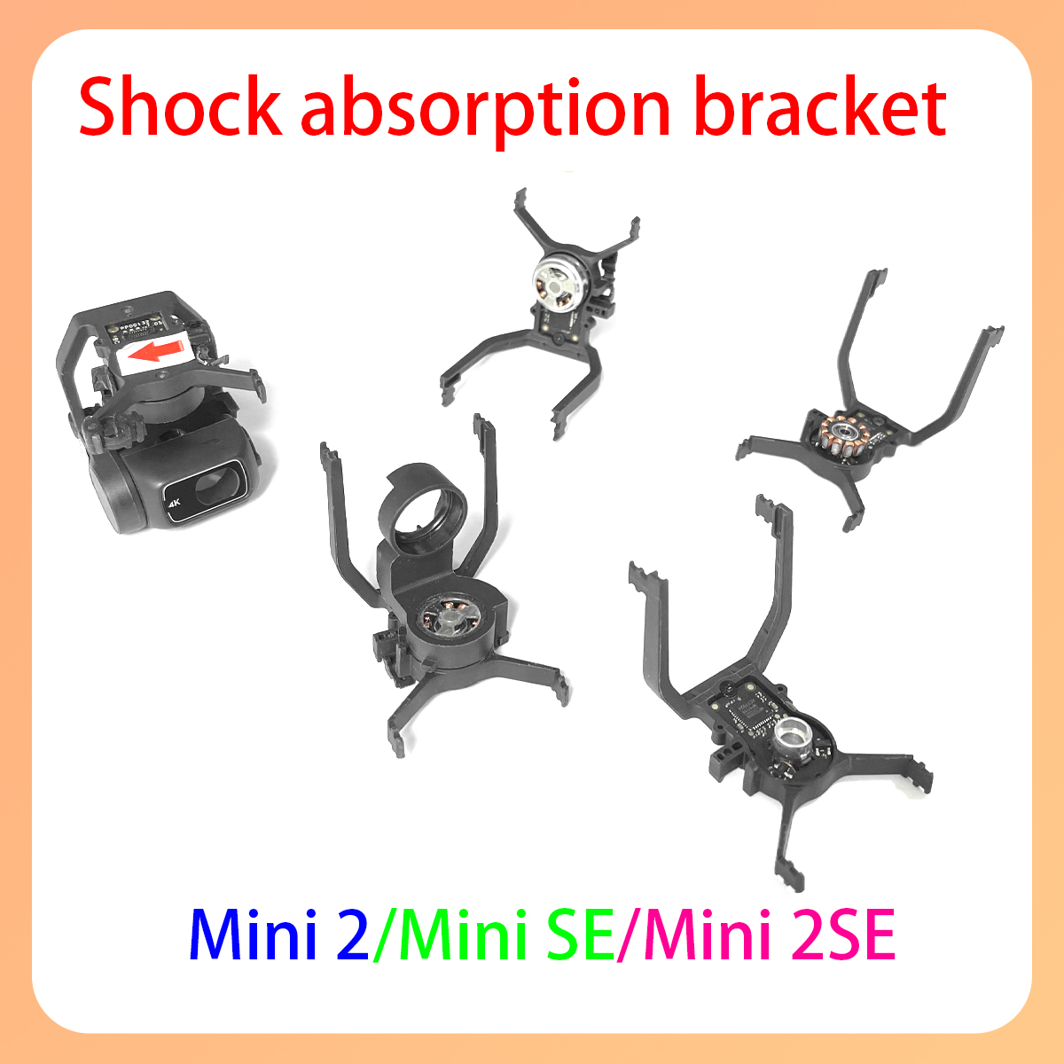 Braket Ower Atas Gimbal Min2/4 - Drone Gimbal Mount ulasan dan harga