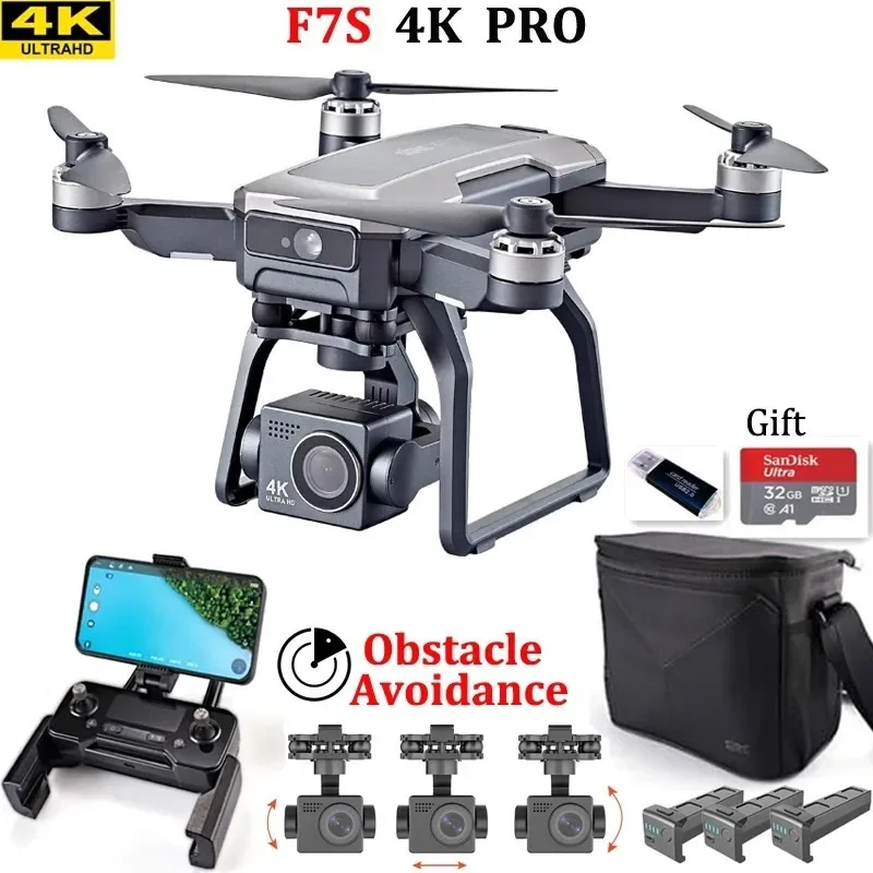 SJRC F7s 4K PRO Drone 4K tabur - Drone Gimbal 3 Axis ulasan dan harga