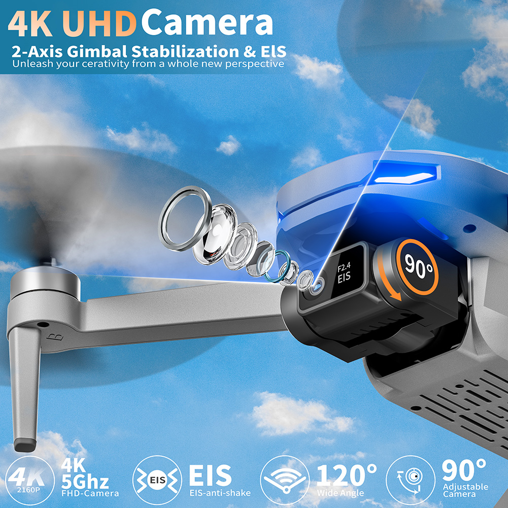 Drone GPS dengan Kamera untuk  - Drone Gimbal 2 Axis ulasan dan harga