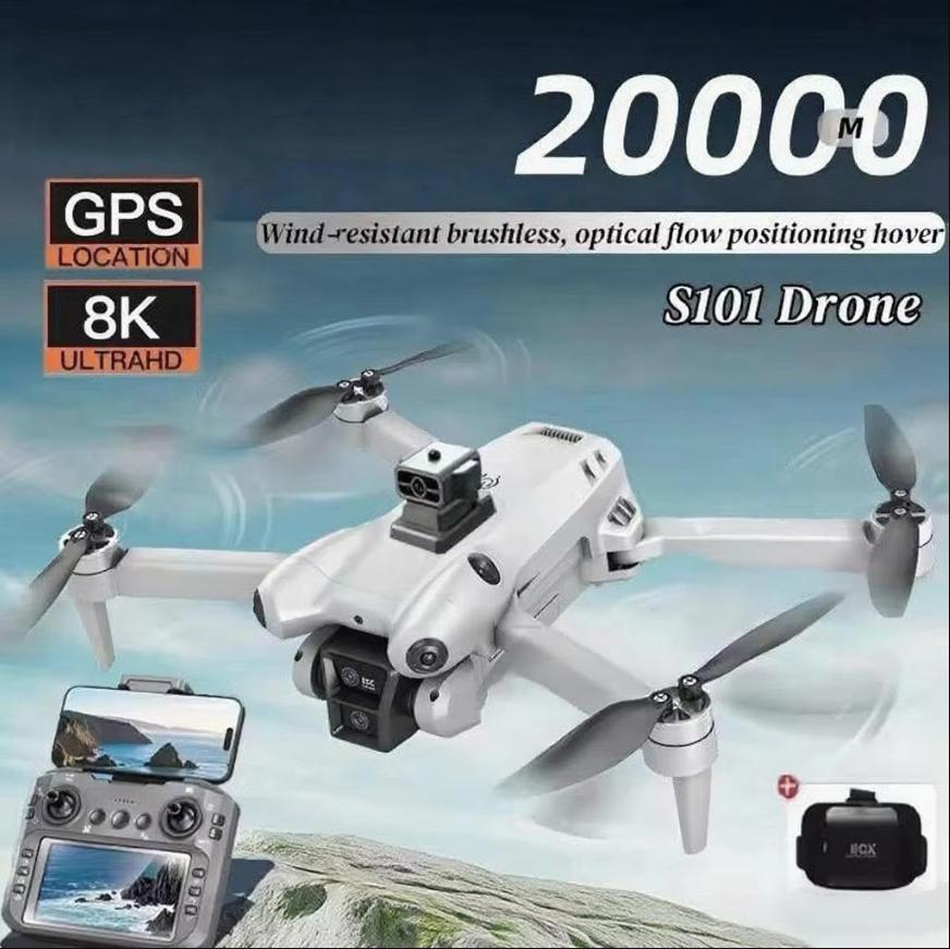 Drone Xiaomi S101 8K HD Kamera - Drone Gimbal Mount ulasan dan harga