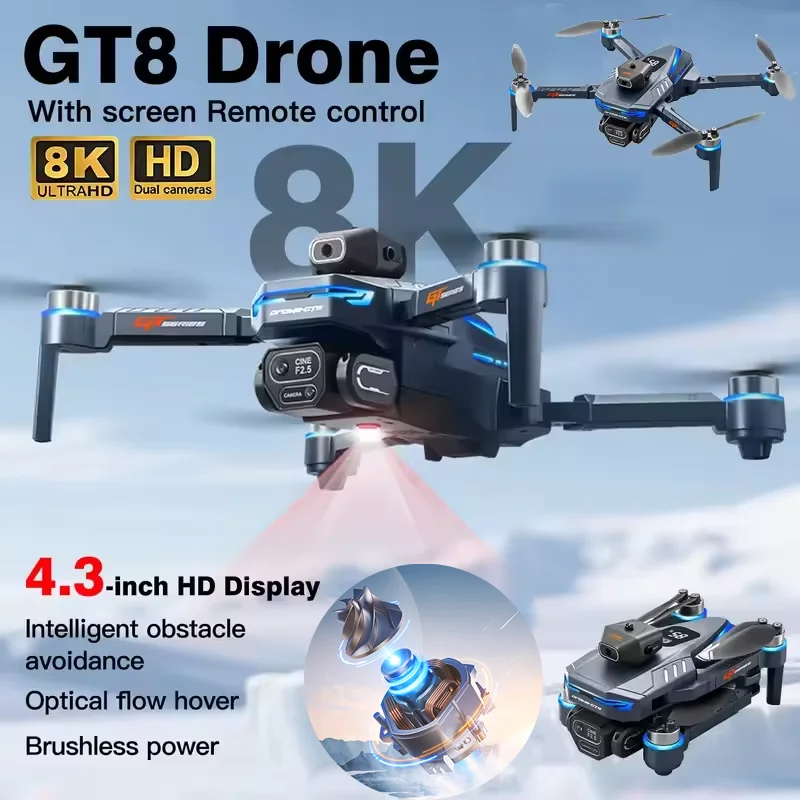 Drone 4K Baru Terlaris ANATEL  - Drone Gimbal 3 Axis ulasan dan harga