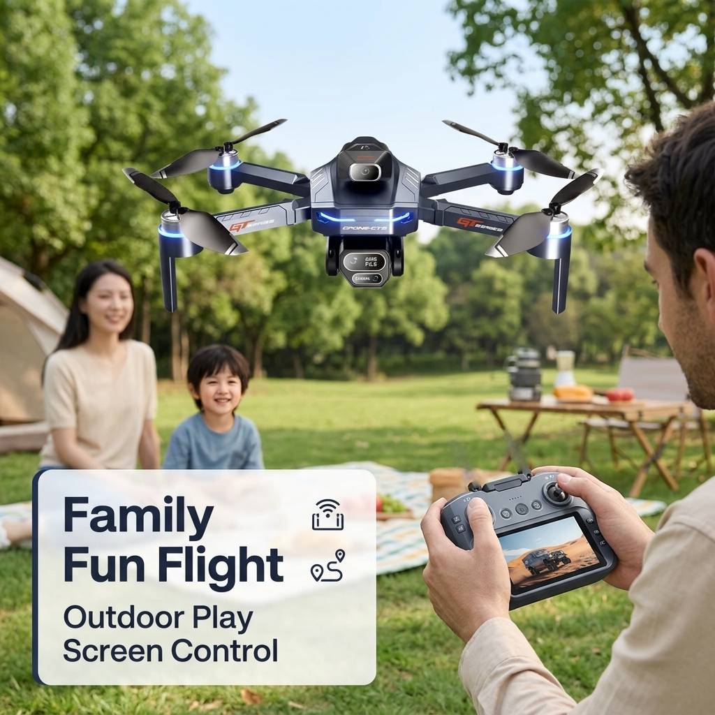 Drone 4K Baru Terlaris ANATEL  - Drone Gimbal 3 Axis ulasan dan harga