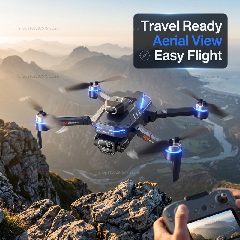 Drone 4K Baru Terlaris ANATEL  - Drone Gimbal 3 Axis ulasan dan harga