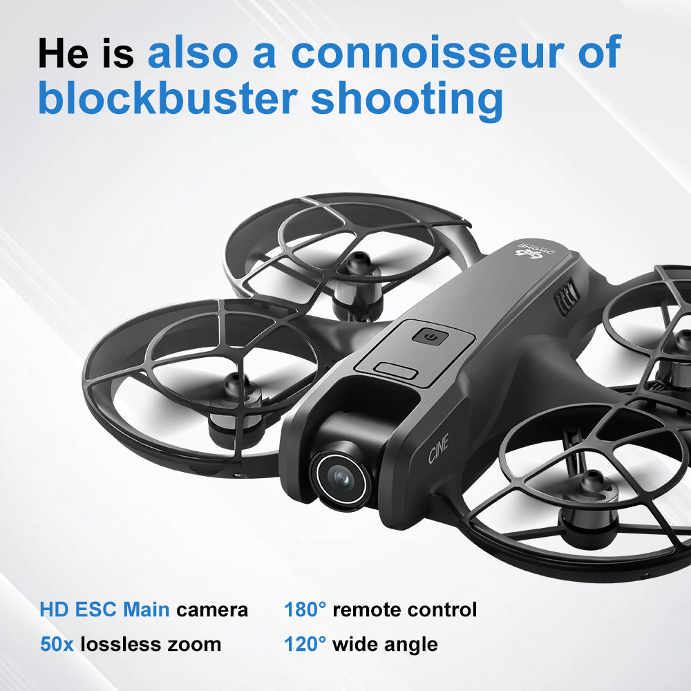 V666 Drone Mini Lipat 4K Kamer - Drone Gimbal Brushless ulasan dan harga