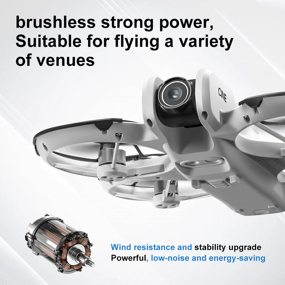 V666 Drone Mini Lipat 4K Kamer - Drone Gimbal Brushless ulasan dan harga