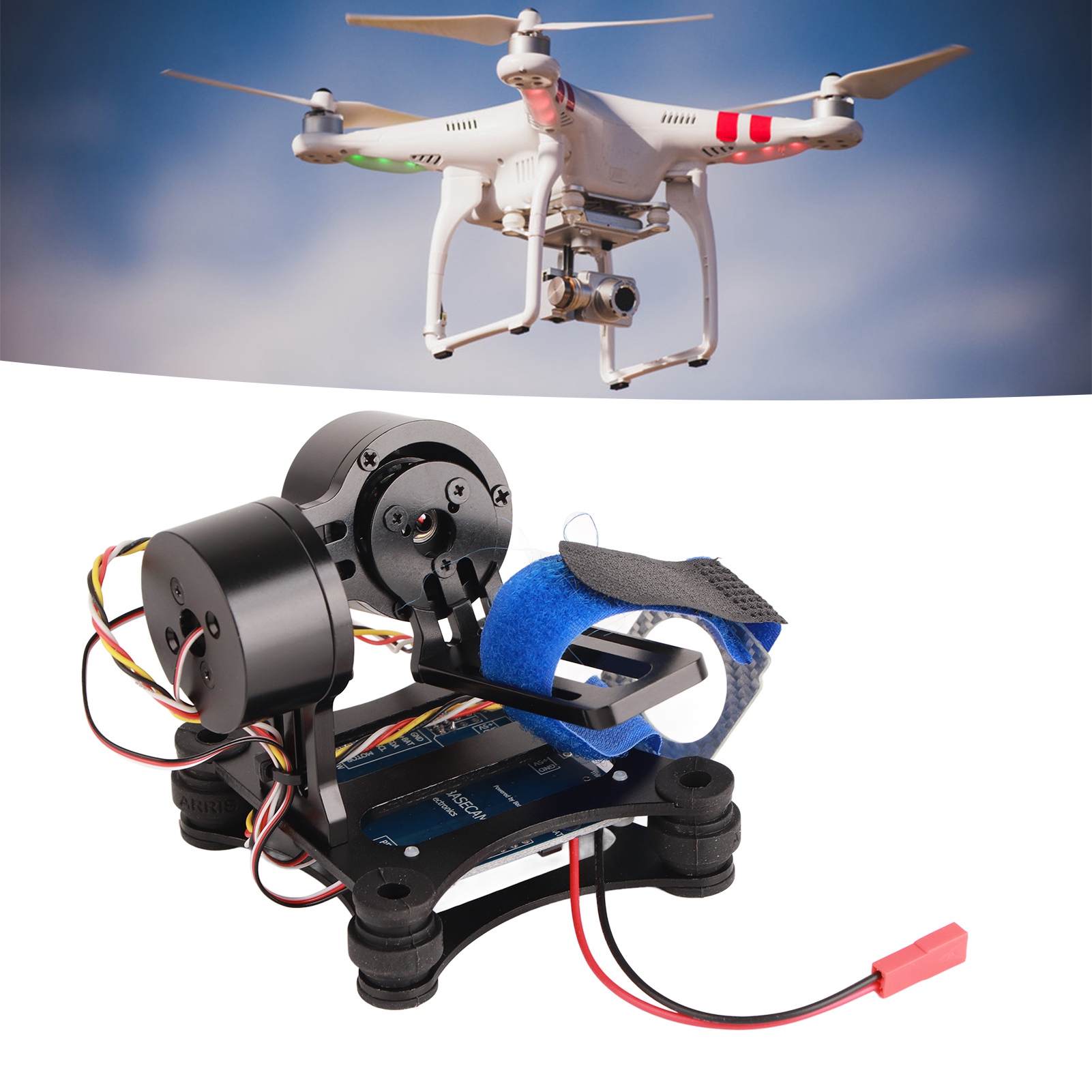 Gimbal Kamera Tanpa Sikat Loga - Drone Gimbal For Gopro ulasan dan harga