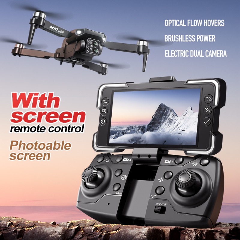 Drone Kamera M10 dengan Remote - Drone Gimbal Case ulasan dan harga