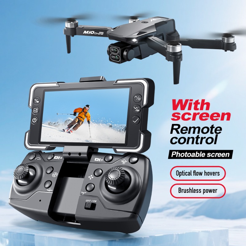 Drone Kamera M10 dengan Remote - Drone Gimbal Case ulasan dan harga